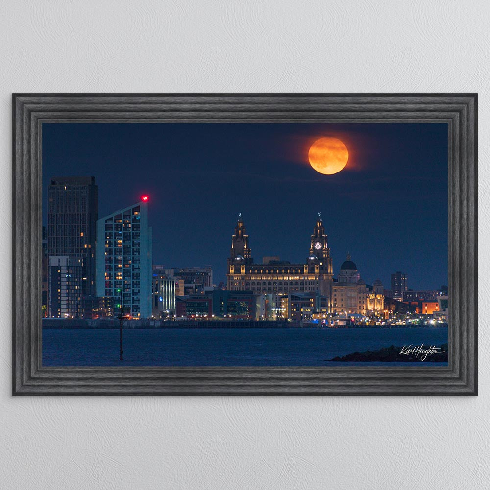Liverpool Skyline Framed Wall Art