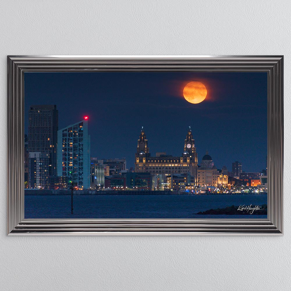 Liverpool Skyline Framed Wall Art