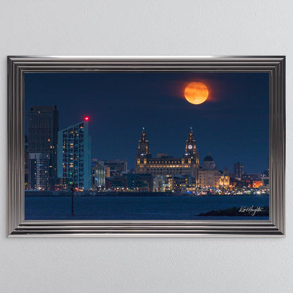 Liverpool Skyline Framed Wall Art