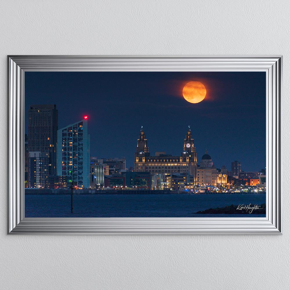 Liverpool Skyline Framed Wall Art