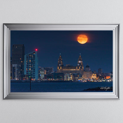 Liverpool Skyline Framed Wall Art