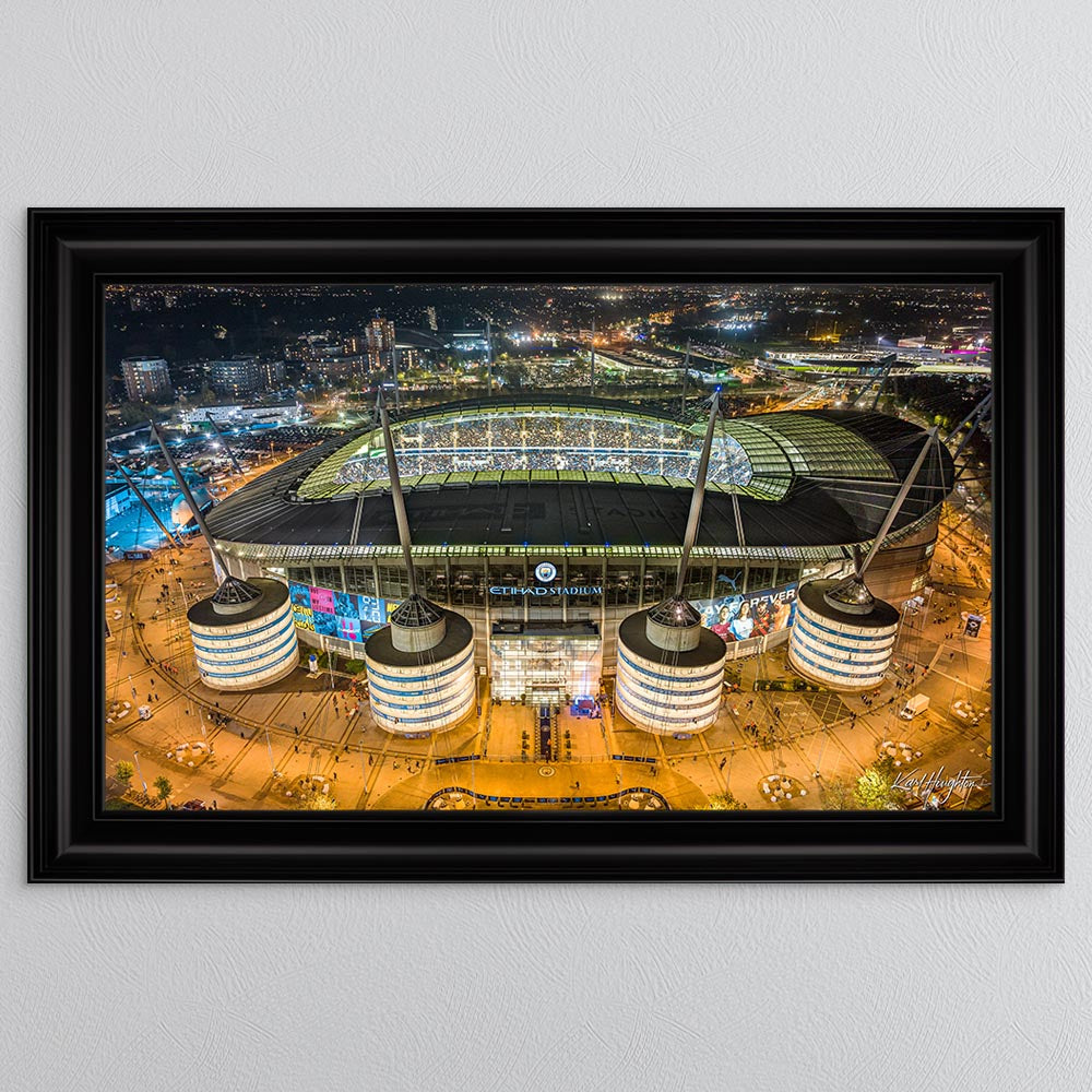 Manchester Blues Framed Wall Art