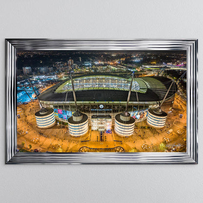 Manchester Blues Framed Wall Art