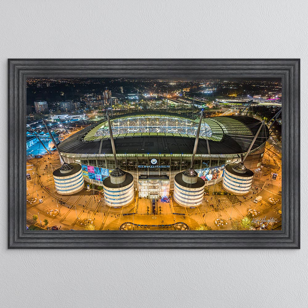 Manchester Blues Framed Wall Art