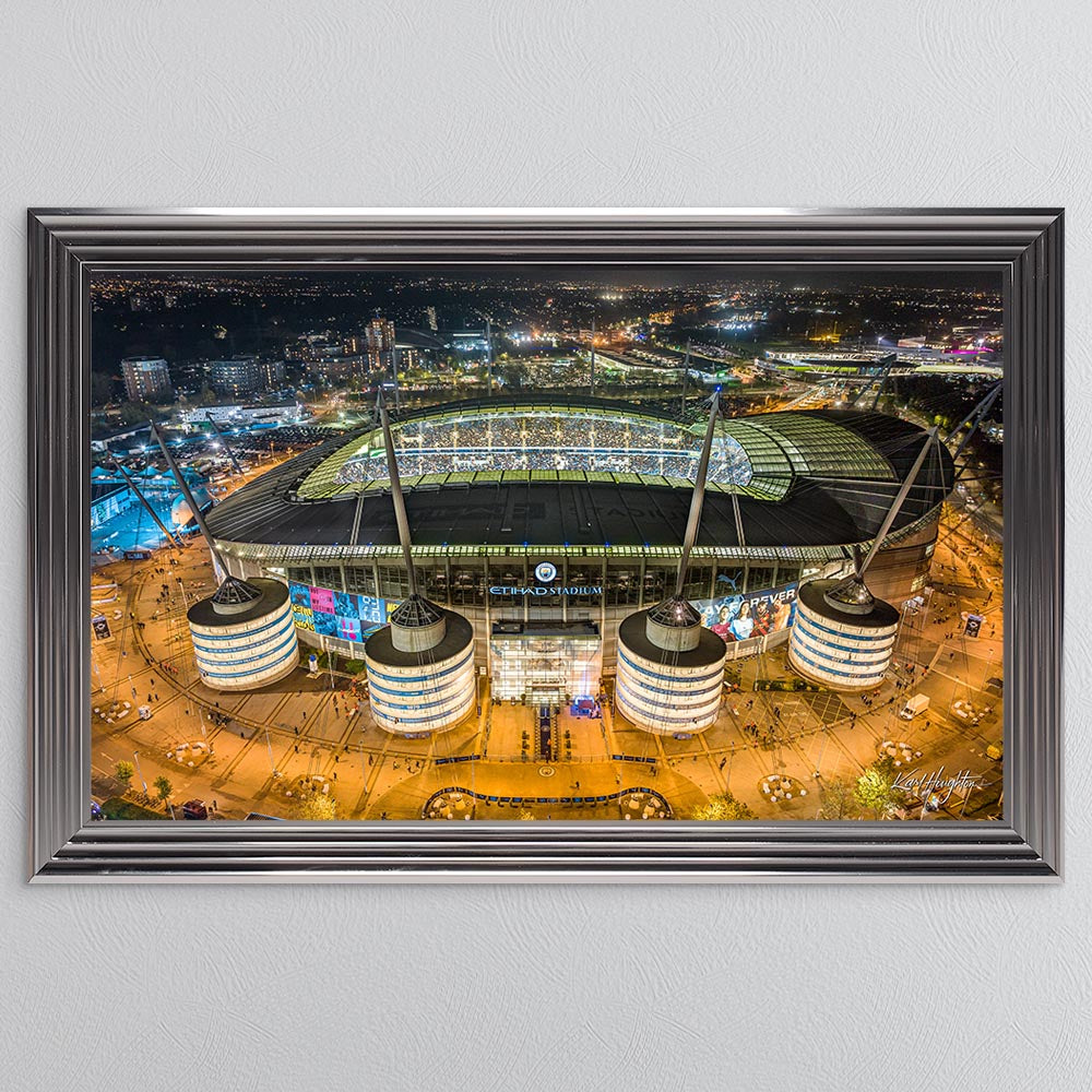 Manchester Blues Framed Wall Art