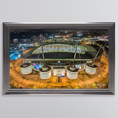 Manchester Blues Framed Wall Art
