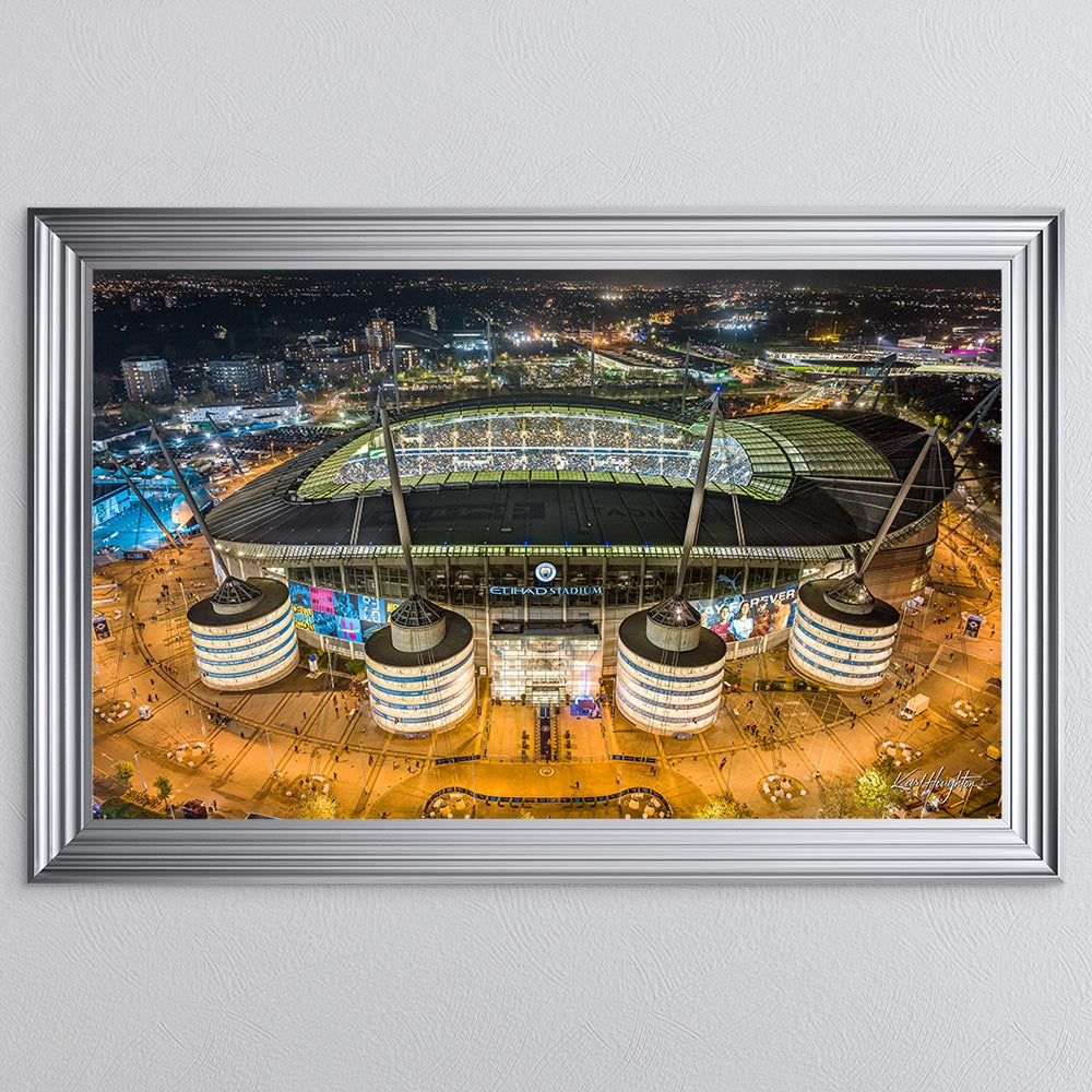 Manchester Blues Framed Wall Art