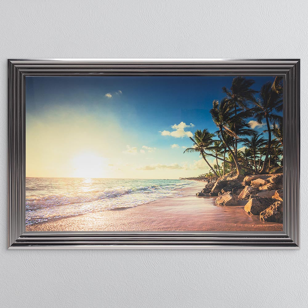 Paradise Beach Framed Wall Art