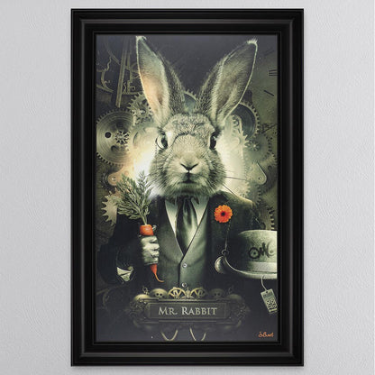 Mr Rabbit Framed Wall Art