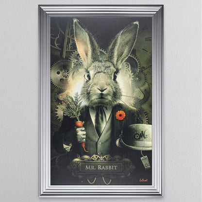Mr Rabbit Framed Wall Art