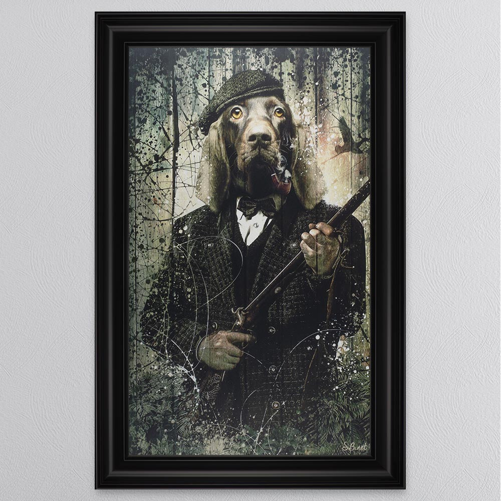 Shooting Spaniel Framed Wall Art