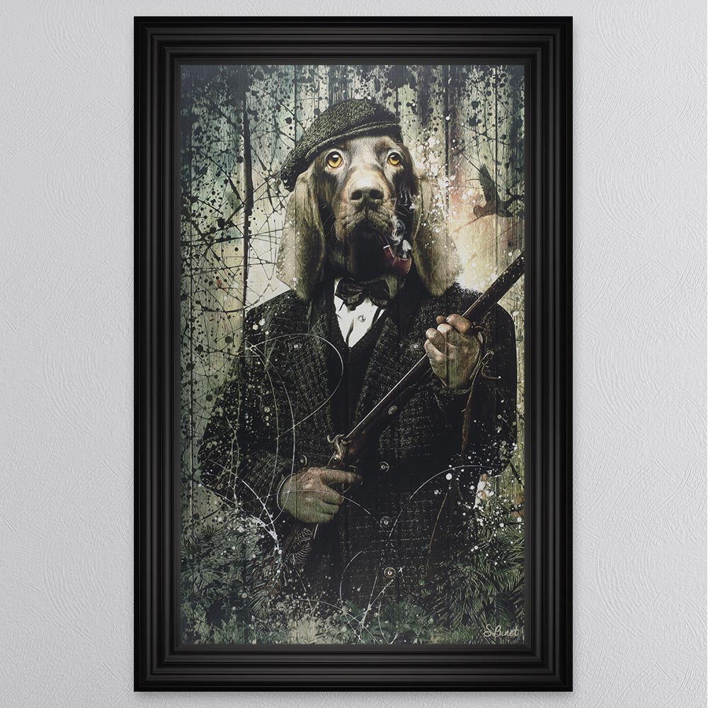 Shooting Spaniel Framed Wall Art