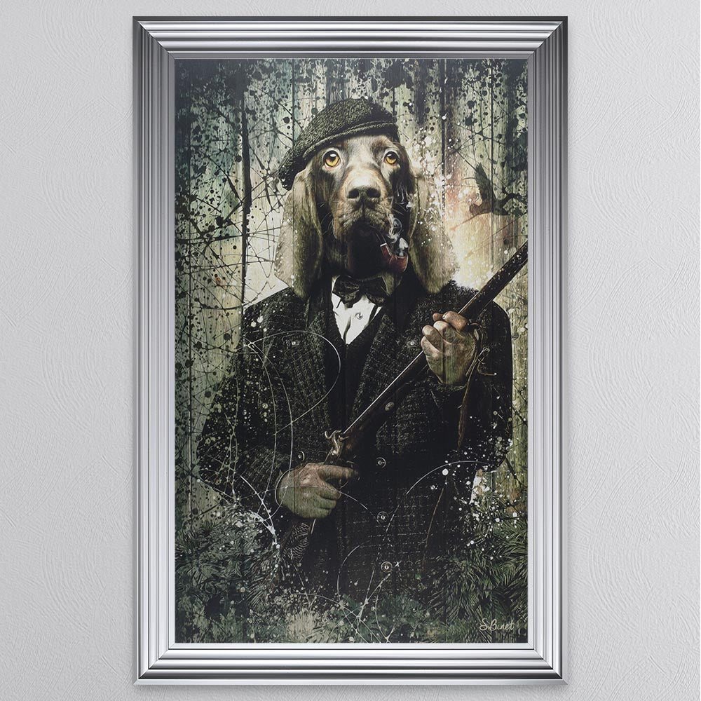 Shooting Spaniel Framed Wall Art