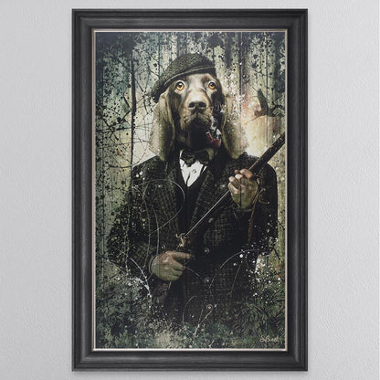 Shooting Spaniel Framed Wall Art