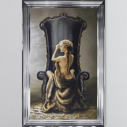 Seated Beauty Framed Wall Art