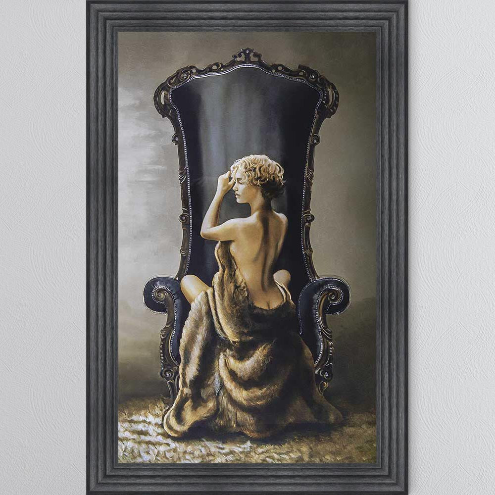 Seated Beauty Framed Wall Art