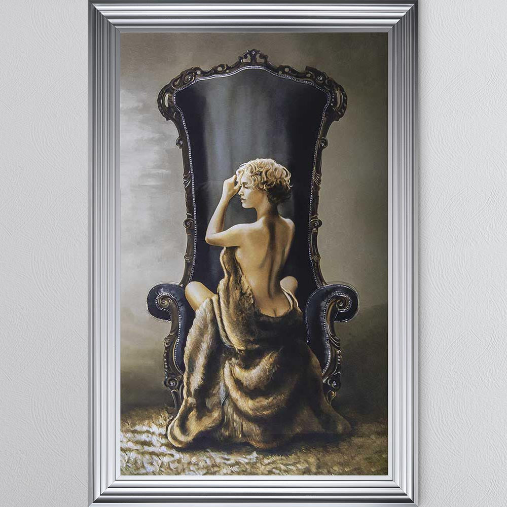 Seated Beauty Framed Wall Art