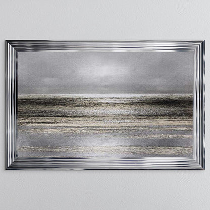 Silver Seascape 1 Framed Wall Art