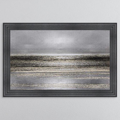 Silver Seascape 1 Framed Wall Art