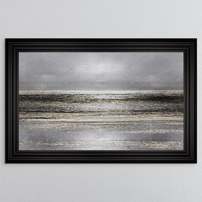 Silver Seascape 1 Framed Wall Art