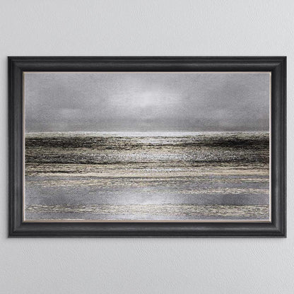 Silver Seascape 1 Framed Wall Art