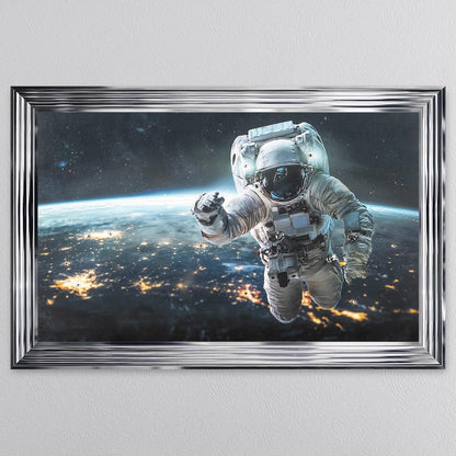 Spaceman Framed Wall Art