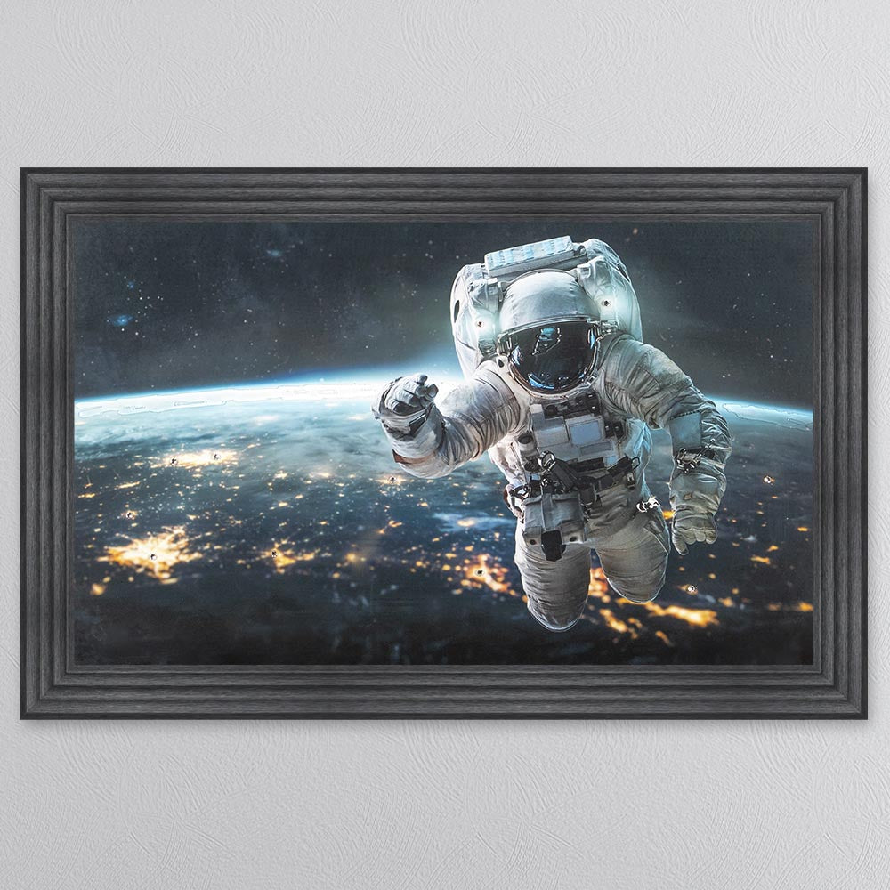 Spaceman Framed Wall Art
