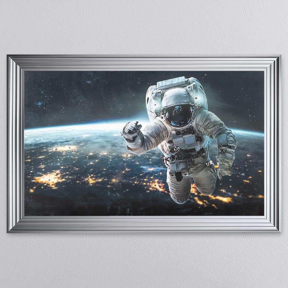 Spaceman Framed Wall Art