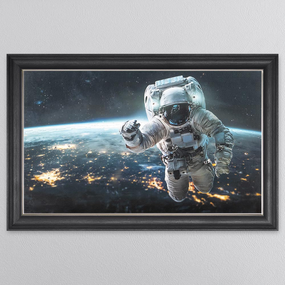 Spaceman Framed Wall Art