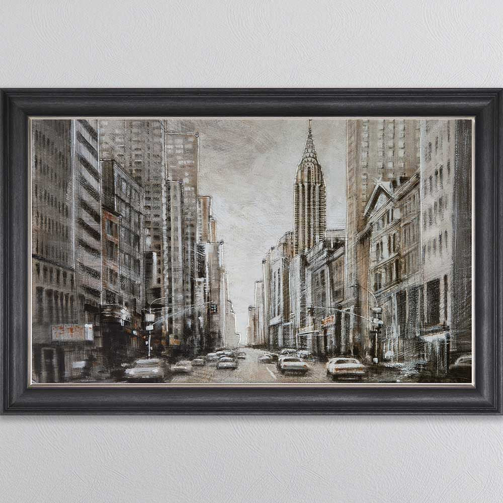 To The Chrysler Building Framed Wall Art