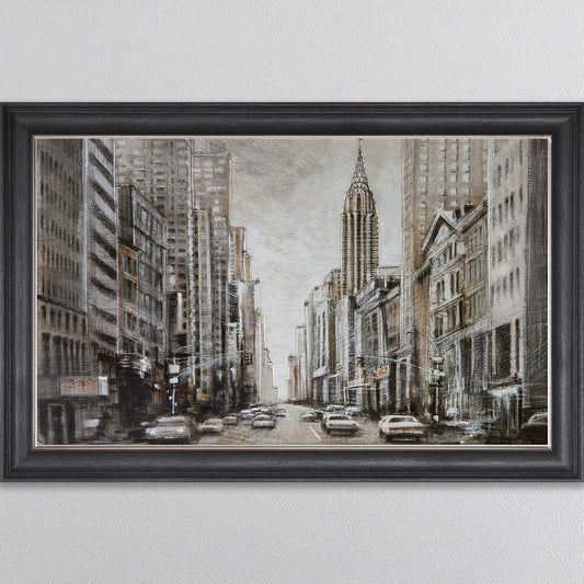 To The Chrysler Building Framed Wall Art