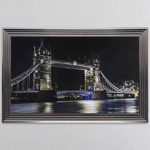 Tower Bridge By Night Framed Wall Art