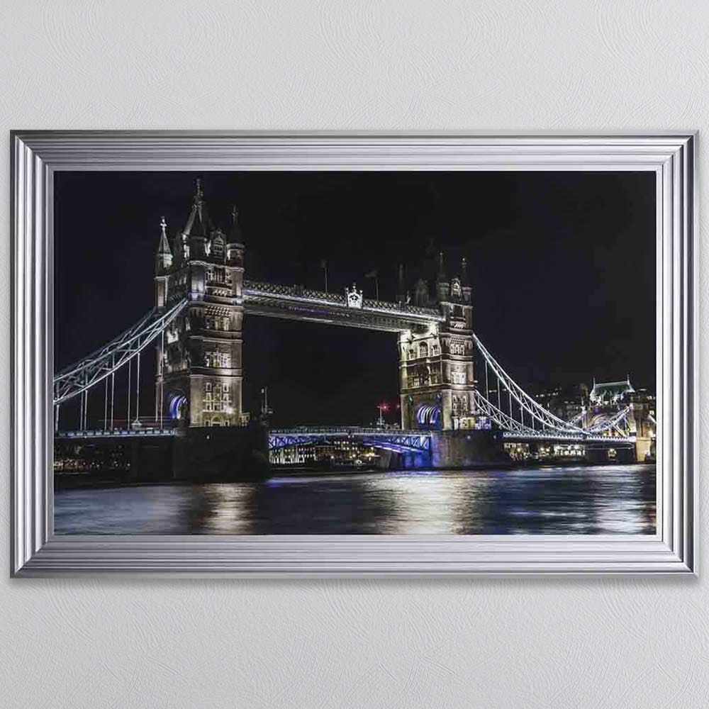 Tower Bridge By Night Framed Wall Art