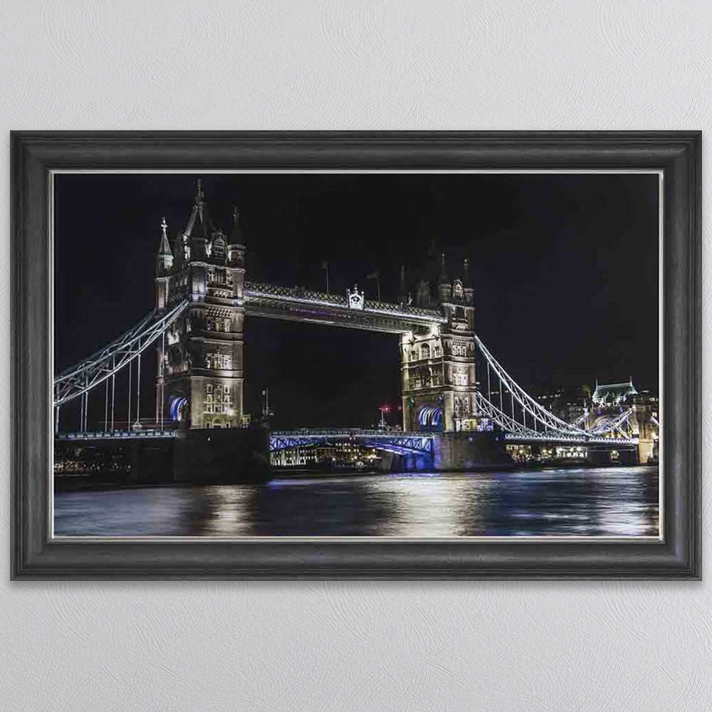 Tower Bridge By Night Framed Wall Art