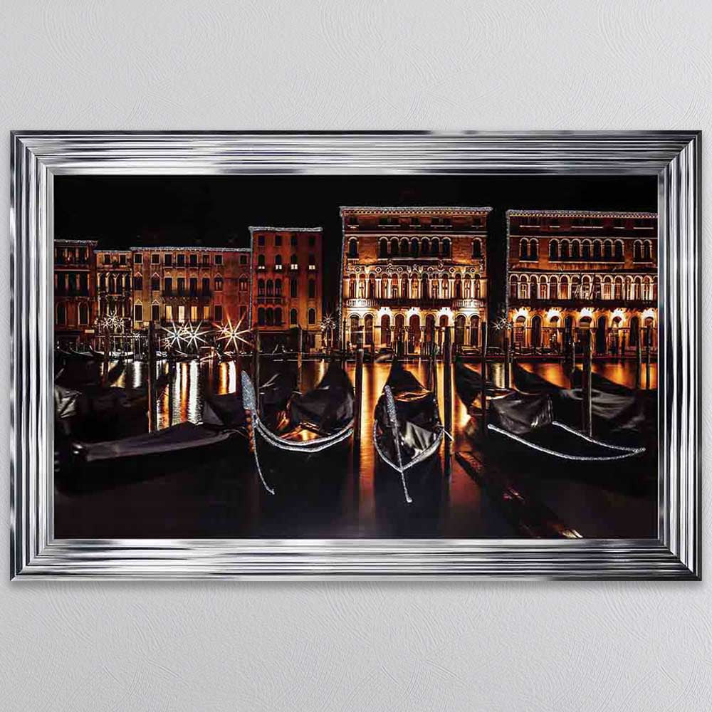 Venice Gondolas Framed Wall Art