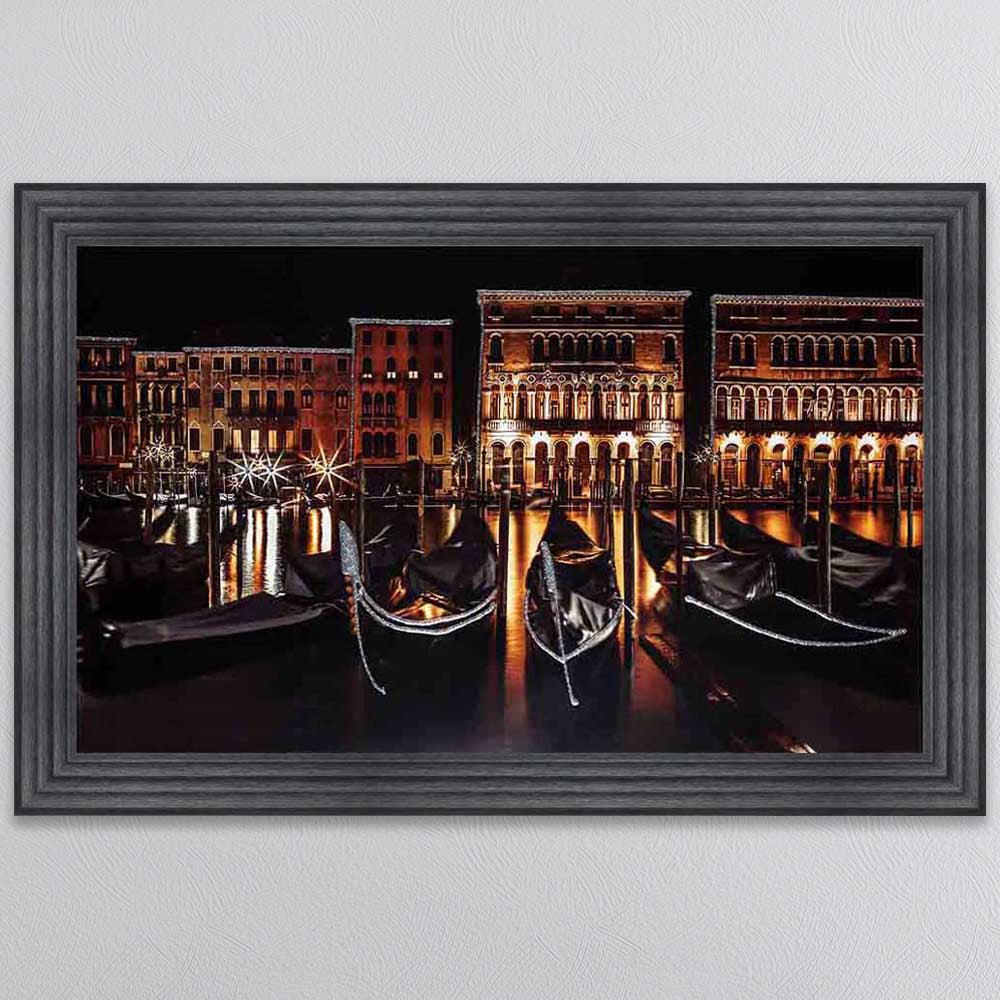 Venice Gondolas Framed Wall Art