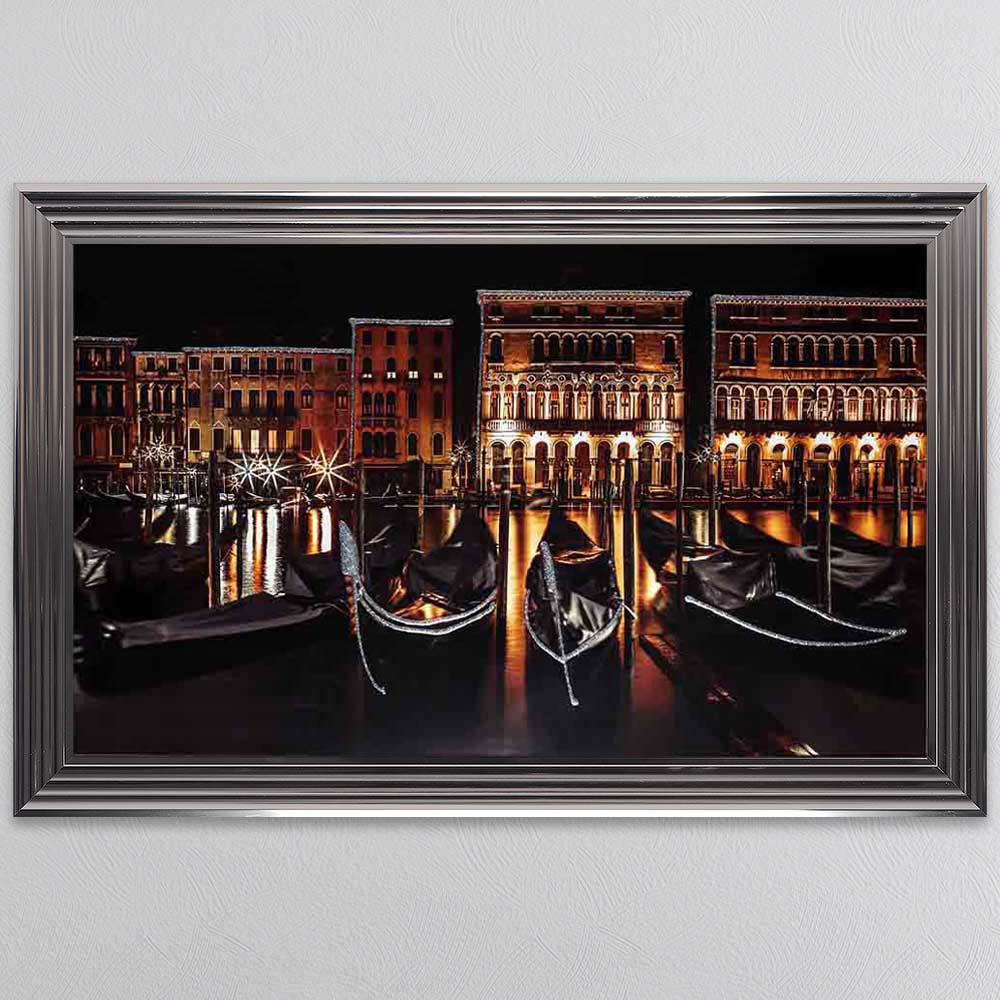 Venice Gondolas Framed Wall Art