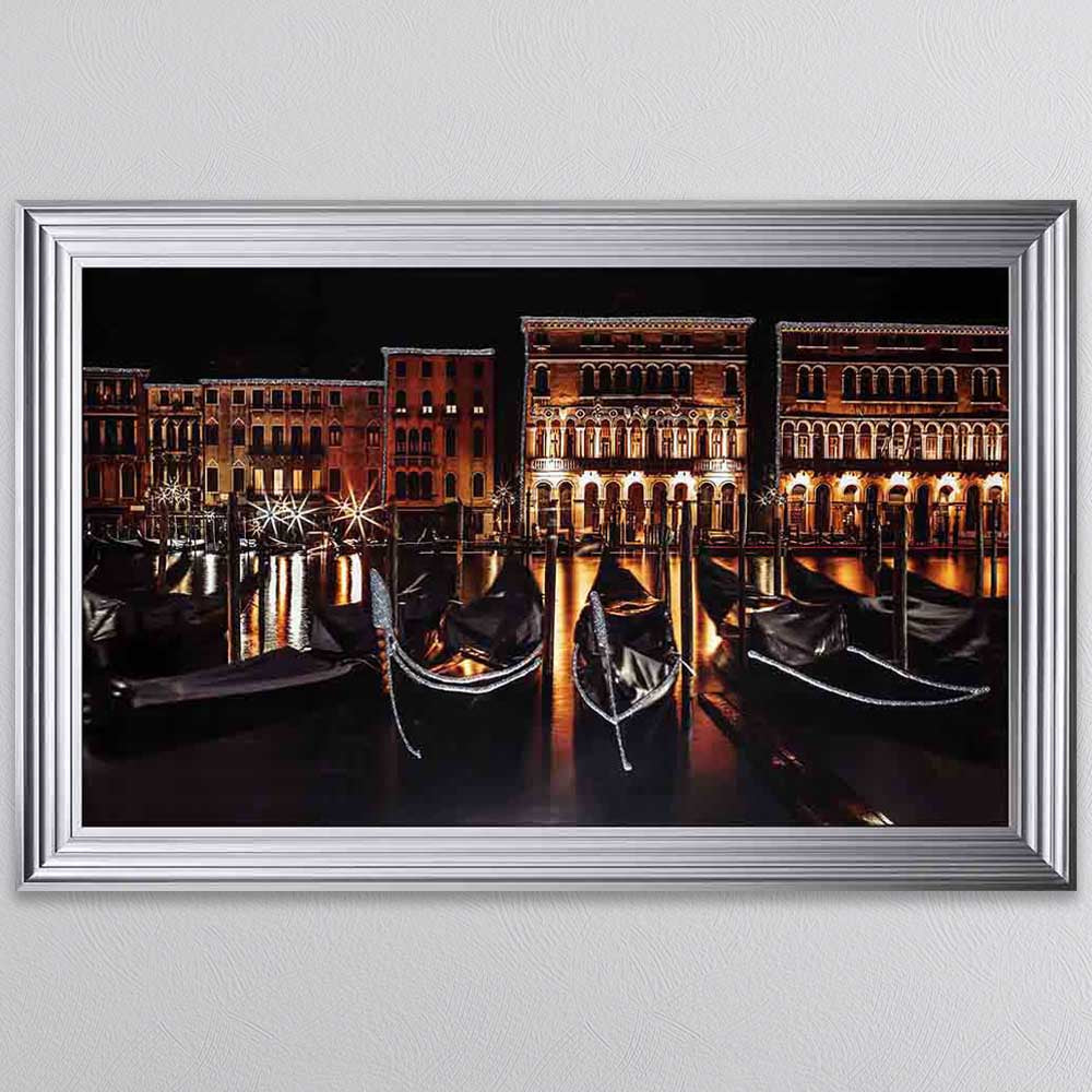 Venice Gondolas Framed Wall Art