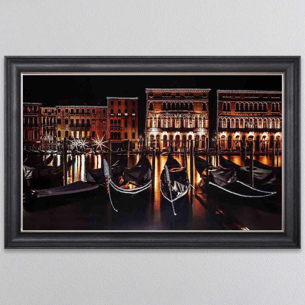 Venice Gondolas Framed Wall Art