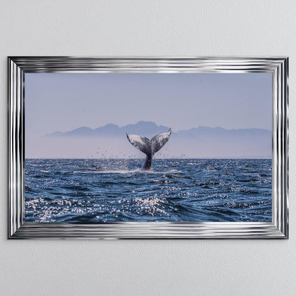 Whale Tail Framed Wall Art