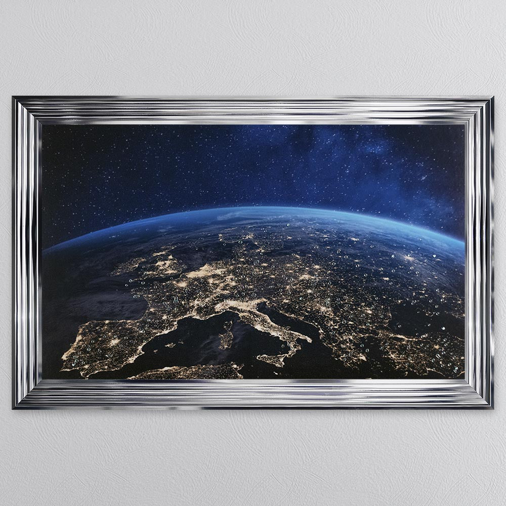 World From Above Framed Wall Art