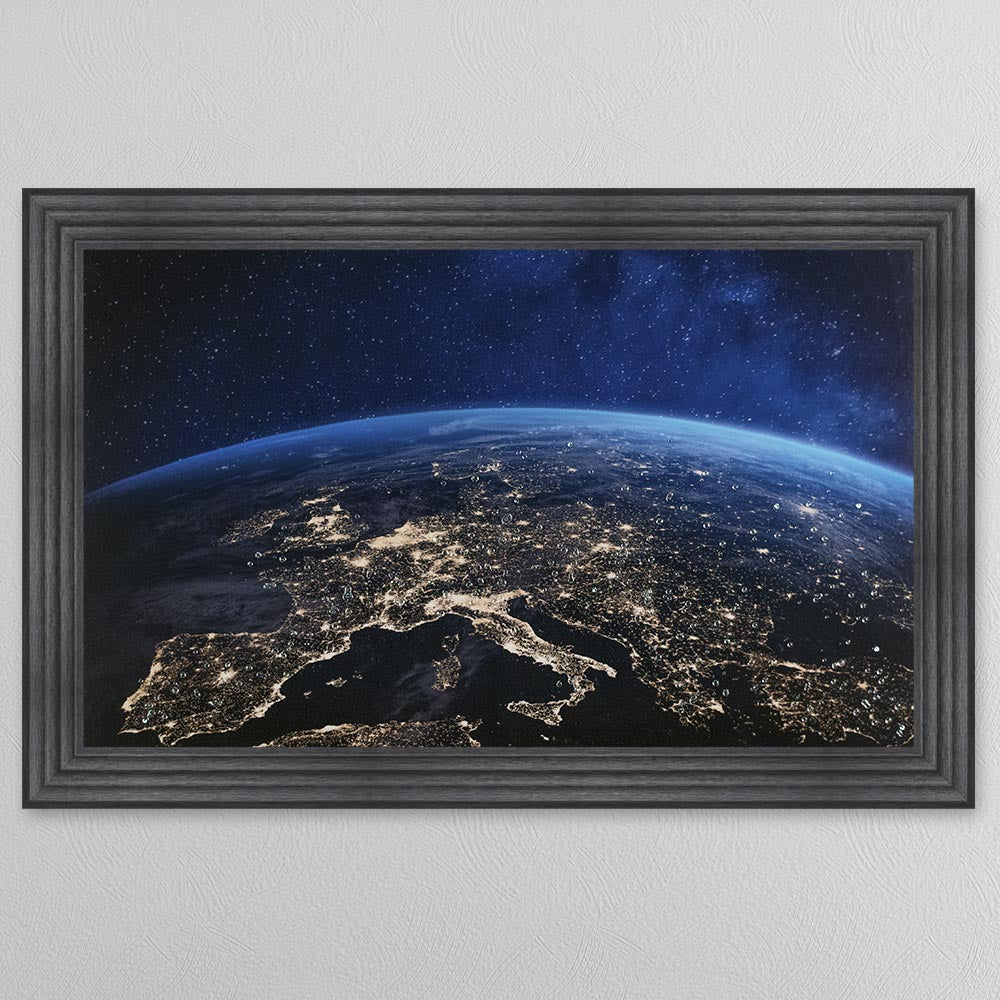 World From Above Framed Wall Art