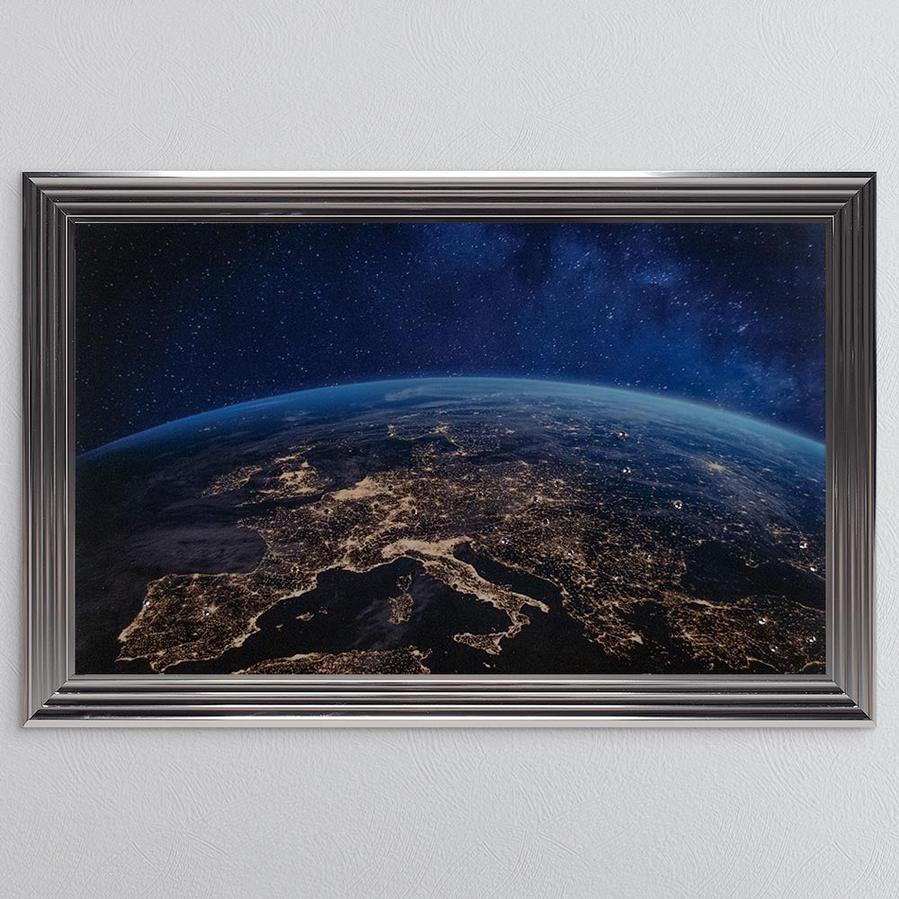 World From Above Framed Wall Art