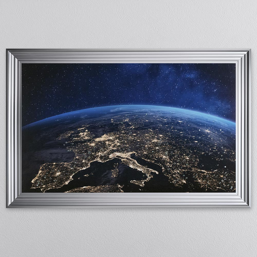 World From Above Framed Wall Art