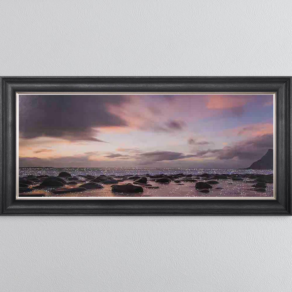 Sunset Beach Framed Wall Art
