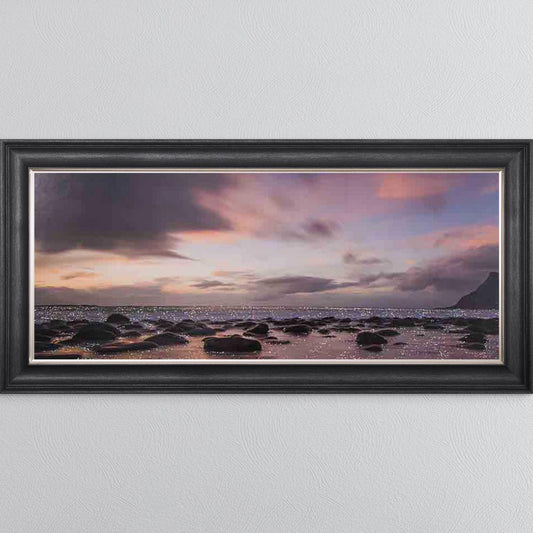 Sunset Beach Framed Wall Art