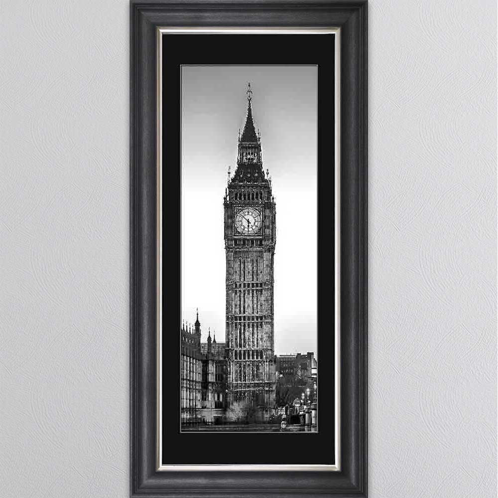 Big Ben with Black Mount Framed Wall Art