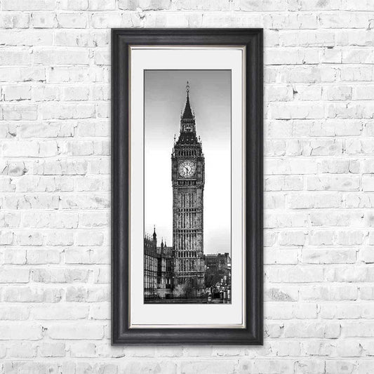 Big Ben with White Mount Framed Wall Art