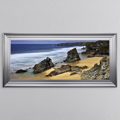 Bedruthan Beach Framed Wall Art