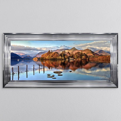 Derwentwater Panorama Framed Wall Art